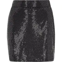 Mymo Jupe noir / argent