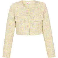 IZIA Blazer 'Fashion Look' vert / citron vert / rose / blanc
