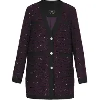 Faina Blazer aubergine