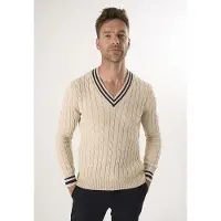 Felix Hardy Pull-over beige / noir