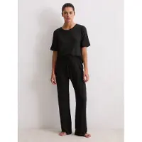 Marc O'Polo Pantalon de pyjama ' Soft Knit ' noir