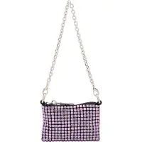 Faina Sac à bandoulière rose / noir / argent