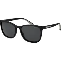 Polaroid Lunettes de soleil pour femme PLD 2169/S/X, noir mat et gris, 56/16/145