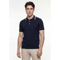 Felix Hardy T-Shirt bleu marine / blanc