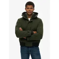 Superdry Veste mi-saison gris foncé / olive