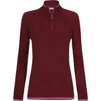 Felix Hardy Pull-over gris / bordeaux