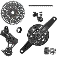 Sram X0 Axs Eagle V2 Dub Wide Groupset Argenté 165 mm 32t / 10-52t