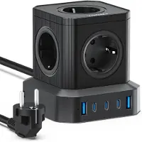 Voomy Multiprise - 5 prises - USB -
