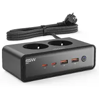 Voomy Multiprise - 2 prises - USB -