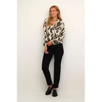Kaffe Chemisier 'KADitte' beige / noir