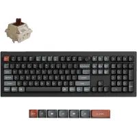 Keychron Clavier mécanique sans fil V6 Ultra 8K - interrupteur Silk POM Brown