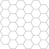vidaXL : Carrelage hexagonal, 20 pièces, blanc et gris, 30 x 30 cm