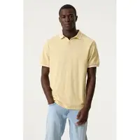 Garcia R261220 Short Sleeve Polo Jaune XL Homme