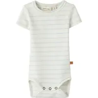 Lil´ Atelier Barboteuse / body jaune clair / blanc