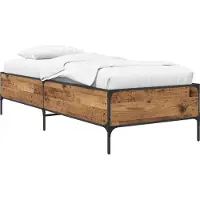 vidaXL Sommier en bois recyclé 80 x 200 cm, aggloméré