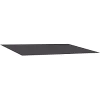 vidaXL Tissu de remplacement pour store, anthracite, 350 x 200 cm, polyester