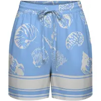 JDY Pantalon 'JDYANNA' bleu clair / blanc naturel