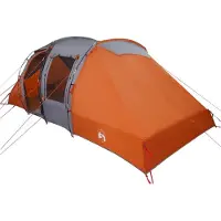 vidaXL Tente instantanée, 524 x 232 x 192 cm, gris et orange