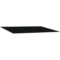 vidaXL Tissu de remplacement pour store, noir, 350 x 250 cm, polyester