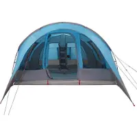 vidaXL Tente tunnel bleue 560 x 395 x 212 cm