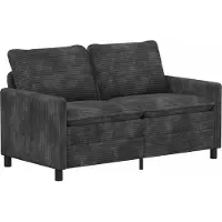 vidaXL Canapé Gris foncé 156 x 81 x 87,5 cm Polyester