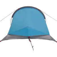 vidaXL Tente de randonnée pour 2 personnes, bleue, en polyester 185T avec revêtement PU