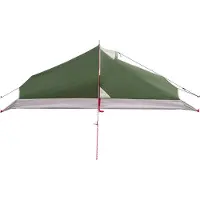 vidaXL Tente de randonnée pour 2 personnes, verte, en polyester 185T avec revêtement PU