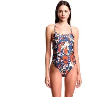 Emporio Armani pour femme. EW000797_AF20242 Maillot de bain Piece bleu (XS), Beachwear, Polyamide
