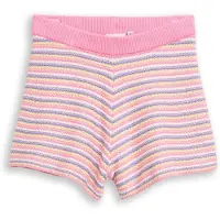 Tom Tailor Leggings jaune / violet clair / rose / blanc