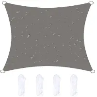OEM VHV - Tringle d'ombrage - modèle rectangulaire - imperméable - protection UV à 90% - tissu Oxford - 2,5m x 3m - pour jardin, terrasse, balcon, patio, serre