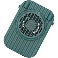 OEM VHV - Ventilateur de cou rechargeable par USB - Rechargeable par USB - 1200 mAh - Silencieux - Avec clip - Idéal pour la marche, les voyages, le bureau, le jardin