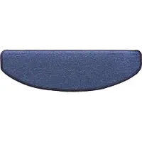 vidaXL Protège-marches autocollants, lot de 15, bleu, 80 x 24,5 x 3,5 cm