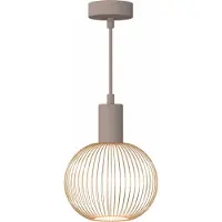 Segula Lampe pendante brun sable Alix Wave Simple de 2 m