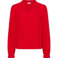 Kaffe Chemisier 'KAElly' rouge