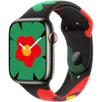 Apple Bracelet Sport pour Watch | 38/40/41/42 mm - Taille M/L - Black Unity