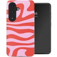Selencia Coque arrière Vivid pour Samsung Galaxy S26 - Dream Swirl Pink