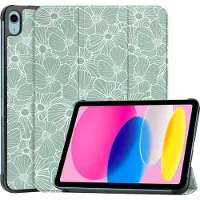 IMoshion Coque tablette Design Trifold Apple iPad 11 (2025) 11 pouces A16 / iPad 10 (2022) 10.9 pouces - Botanica