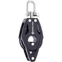 Tersma Poulie Simple à émerillon Avec Ringot 40 Mm