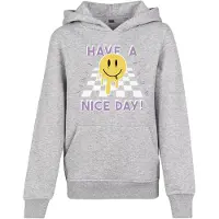 Mister tee Sweat 'Nice Day' jaune / gris chiné / violet foncé / blanc