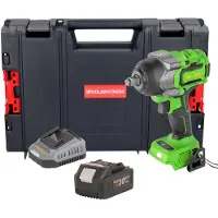 Procraft PWA36bb Clé à choc sans fil 20 V 850 Nm 1/2" Brushless + 1x batterie 4,0 Ah + chargeur + RHINO Toolcase