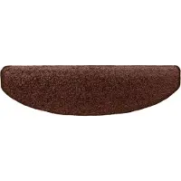 vidaXL Protège-marches autocollants, lot de 15, marron, 80 x 24,5 x 3,5 cm