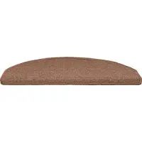 vidaXL Protège-marches autocollants, lot de 15, marron, 80 x 24,5 x 3,5 cm
