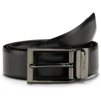 JOOP! Ceinture brun foncé / noir