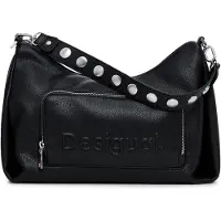 Desigual pour femme. 24WAXP97 Demi-sac Mayari noir (OSFA), Casuel, Polyuréthane