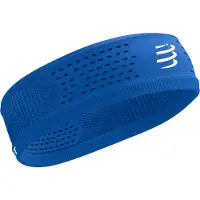 Compressport Bandeau fin On/Off Bleu Princess