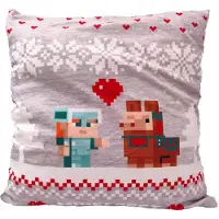 Carbotex Taie d'oreiller de Noël World of Minecraft
