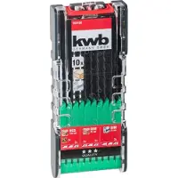 Kwb Lames de scie sauteuse Cassette 10pcs PWRBOX