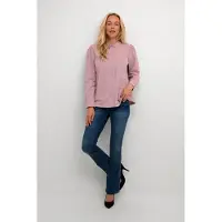 Cream Chemisier 'Malinka' rose ancienne
