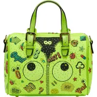 Mymo Sacs à main 'Pop Eyetheme' vert fluo / vert foncé / rouge foncé / noir