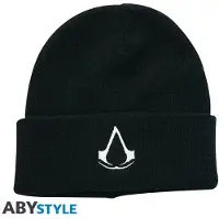 Abysse Corp Hommes, Bonnet, Berretto Cuffia Assassin's Creed - Crest, Noir, (Taille unique)